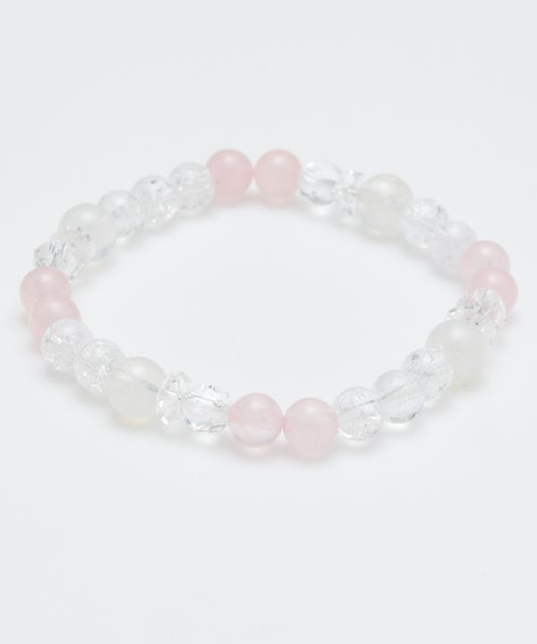 楚々(そそ)ローズクォーツ ブレスレット(ROSE QUARTZ): 『岩座(いわく