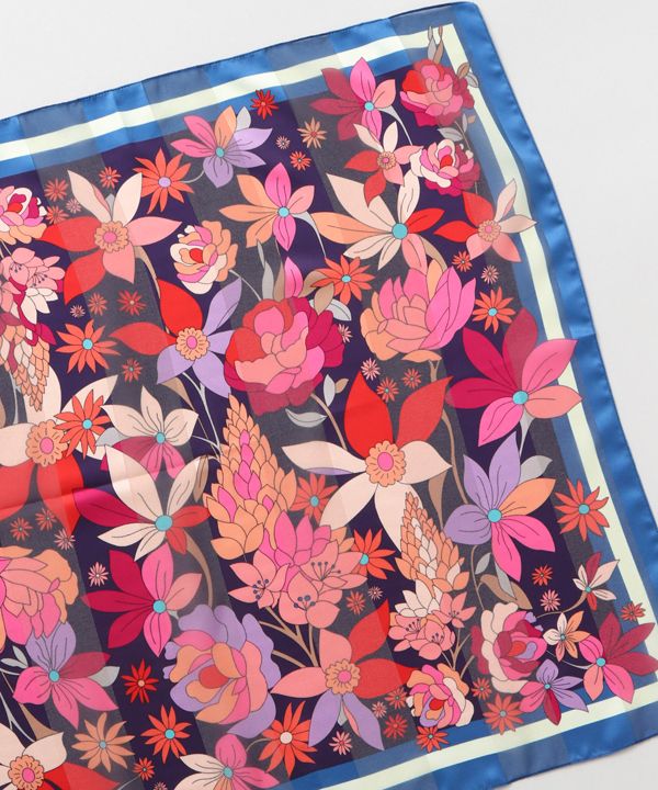 Fromイタリア】レトロフラワースカーフ(BEIGE): 『欧州航路』