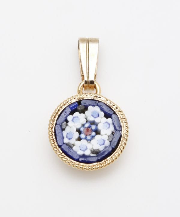 ベネチアンガラス】モザイクミニペンダントトップ(ROUND ASST): 『欧州