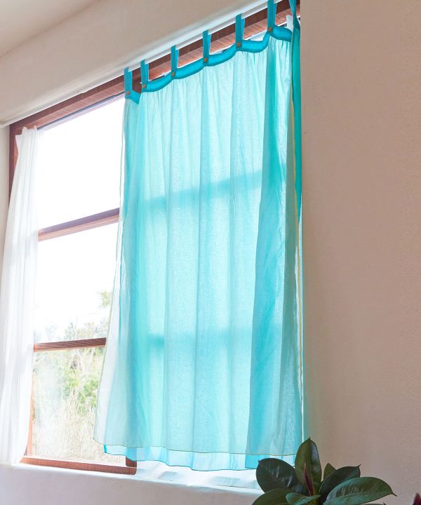 ガーゼカーテン（138cm）(TURQUOISE): 『チャイハネ』公式通販