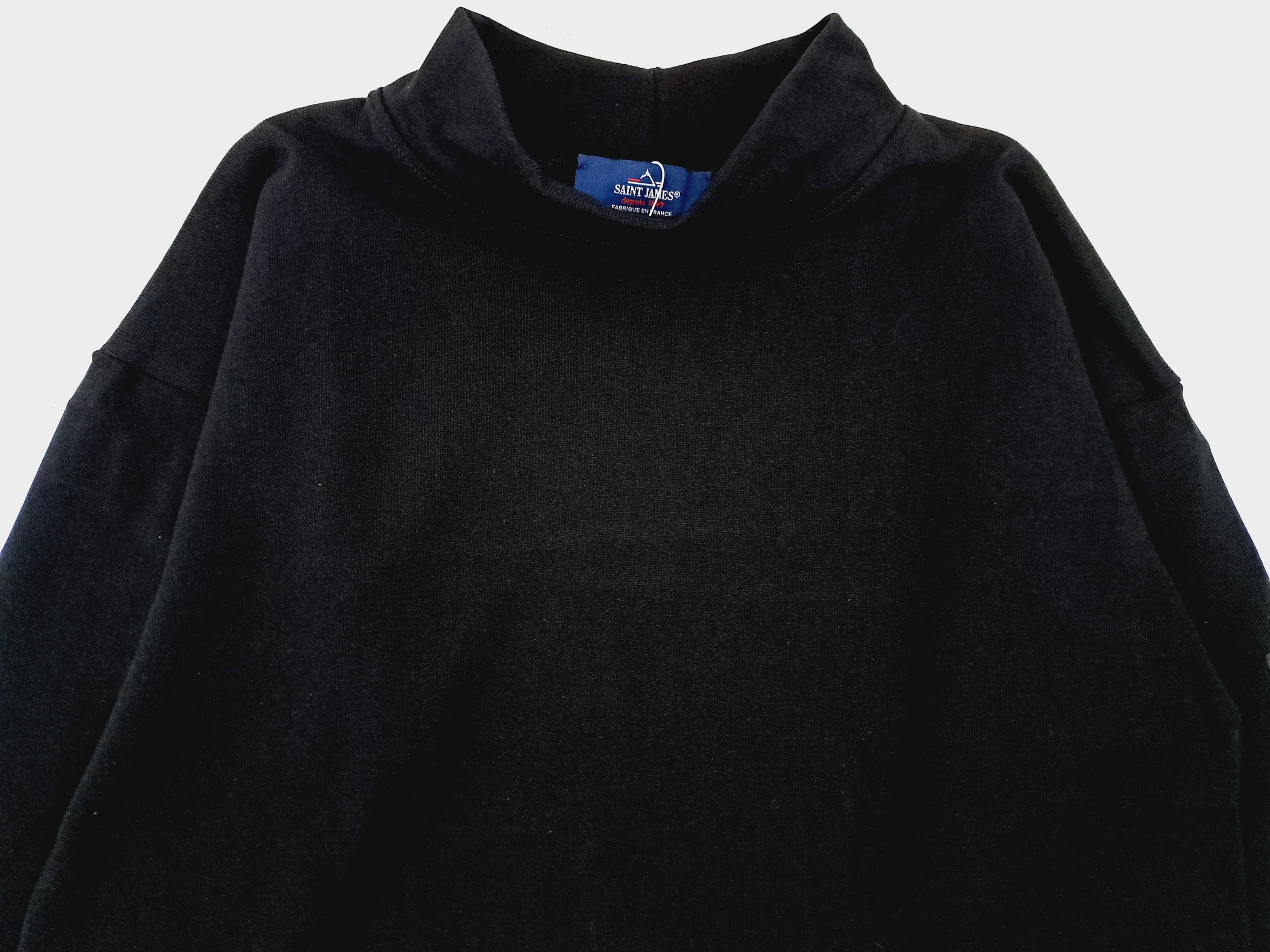 セントジェームス モック ネック ウエッソン NOIR ブラック 【CALM