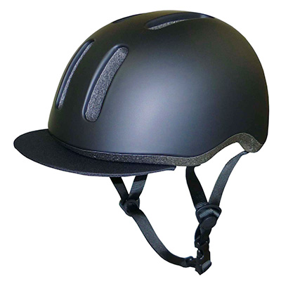 ヘルメット〈Cabeza（カベサ）／L／バイザー付き〉（マットベージュ