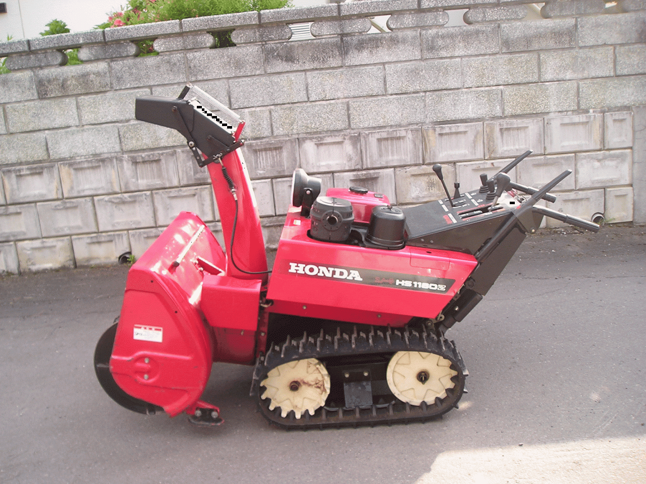 富山発 ホンダ除雪機 HS55 セル付き 整備済み 富山発 ホンダ除雪機