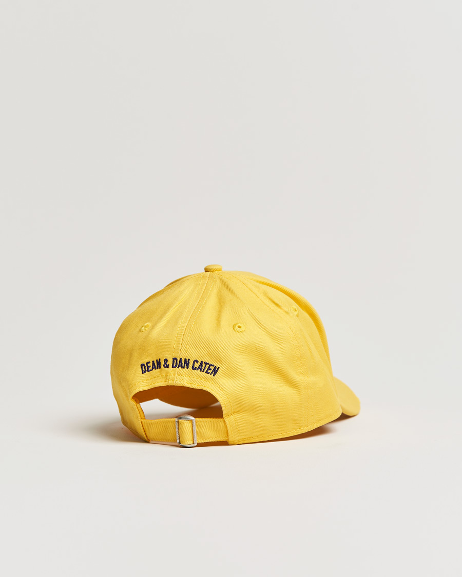 Dsquared2 Logo Baseball Cap Yellow at CareOfCarl.com