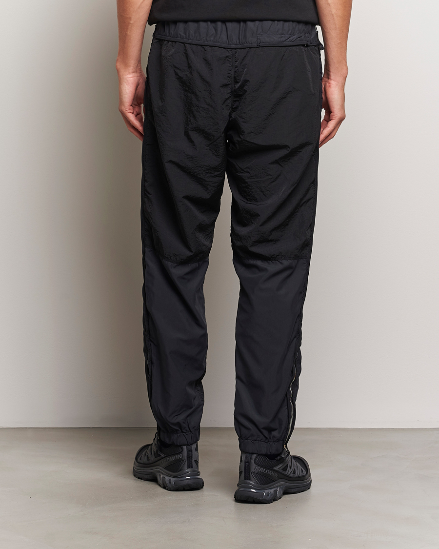 Stone Island Washed Nylon Jogger Pants Black at CareOfCarl.com