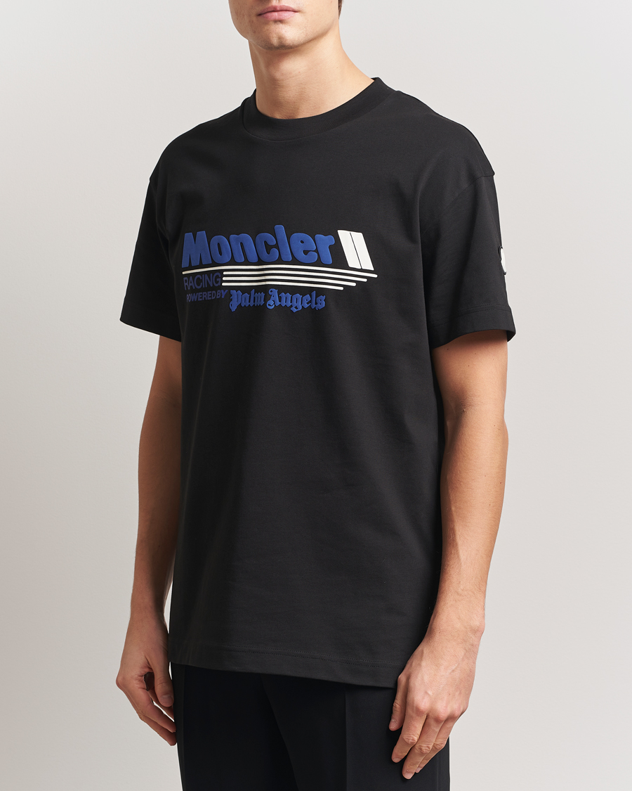 Moncler Genius X Palm Angels Printed T-Shirt Black at CareOfCarl.com