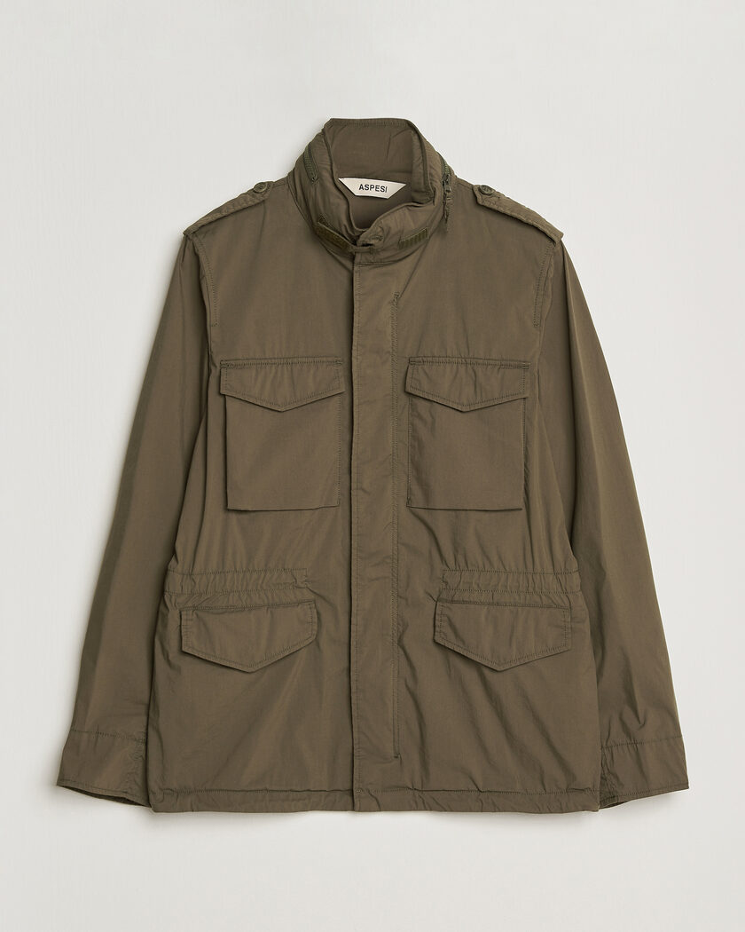 Stone Island David-TC Padded Field Jacket Olive at CareOfCarl.com