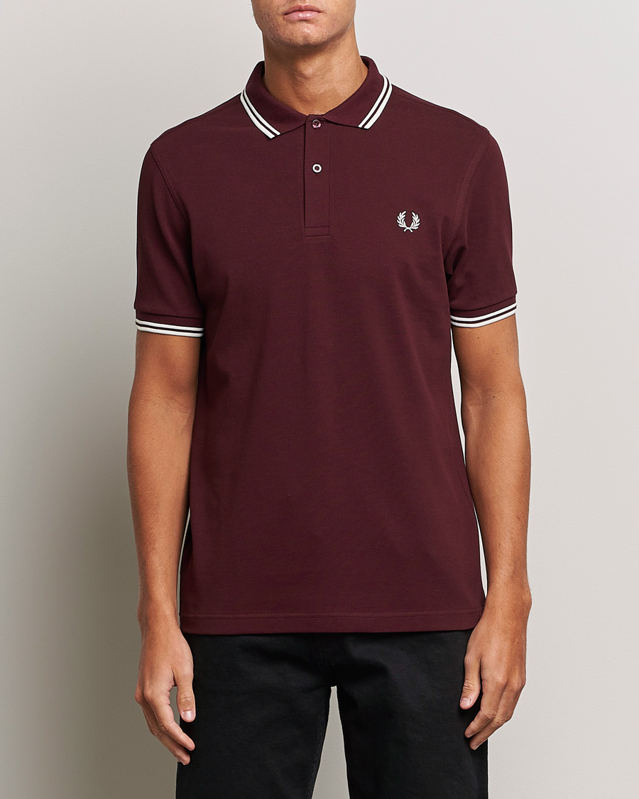 Fred Perry Twin Tipped Polo Shirt Oxblood bei Care of Carl