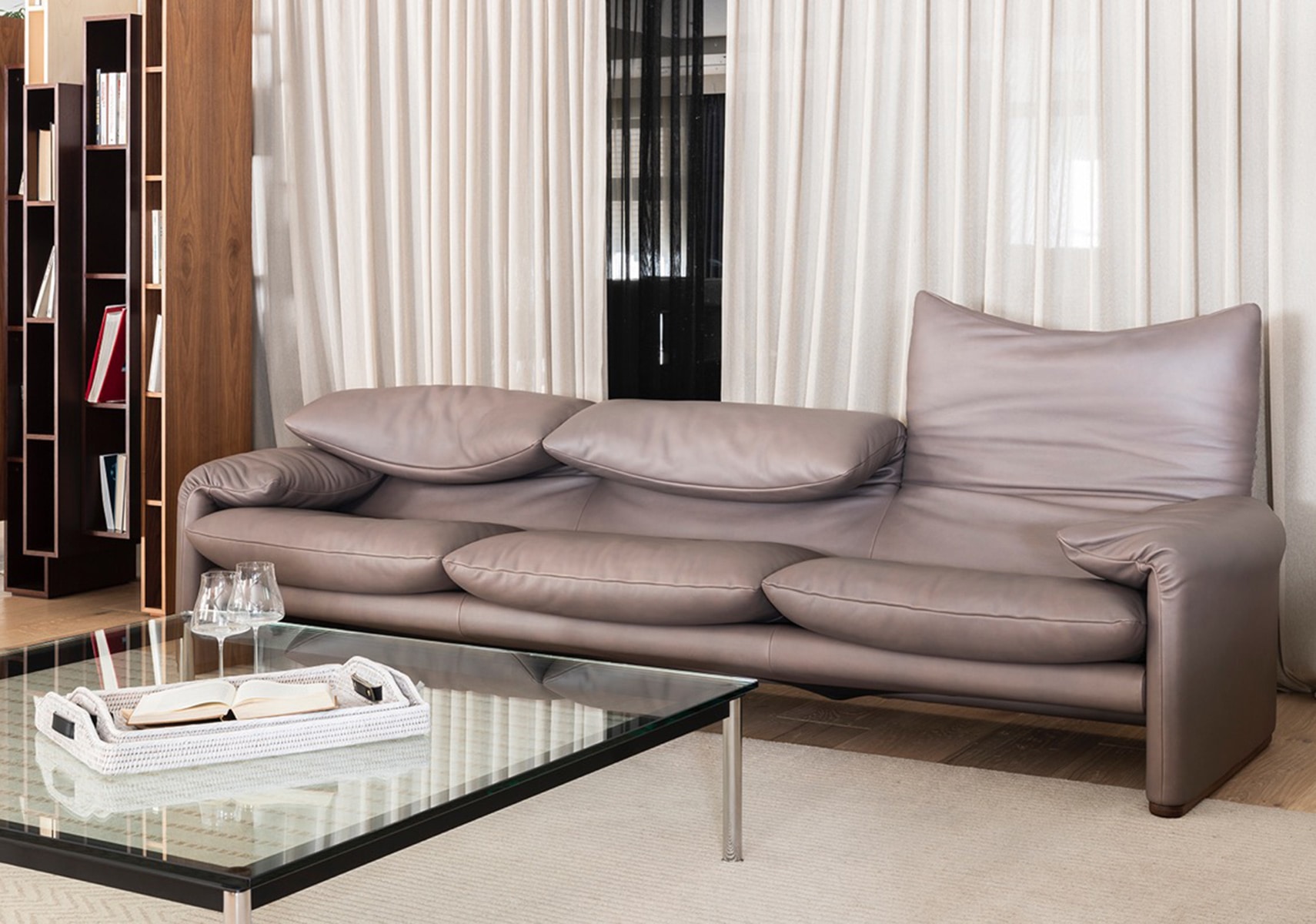 Cassina（カッシーナ）675-3PW MARALUNGAマラルンガソファ 3人掛ワイド