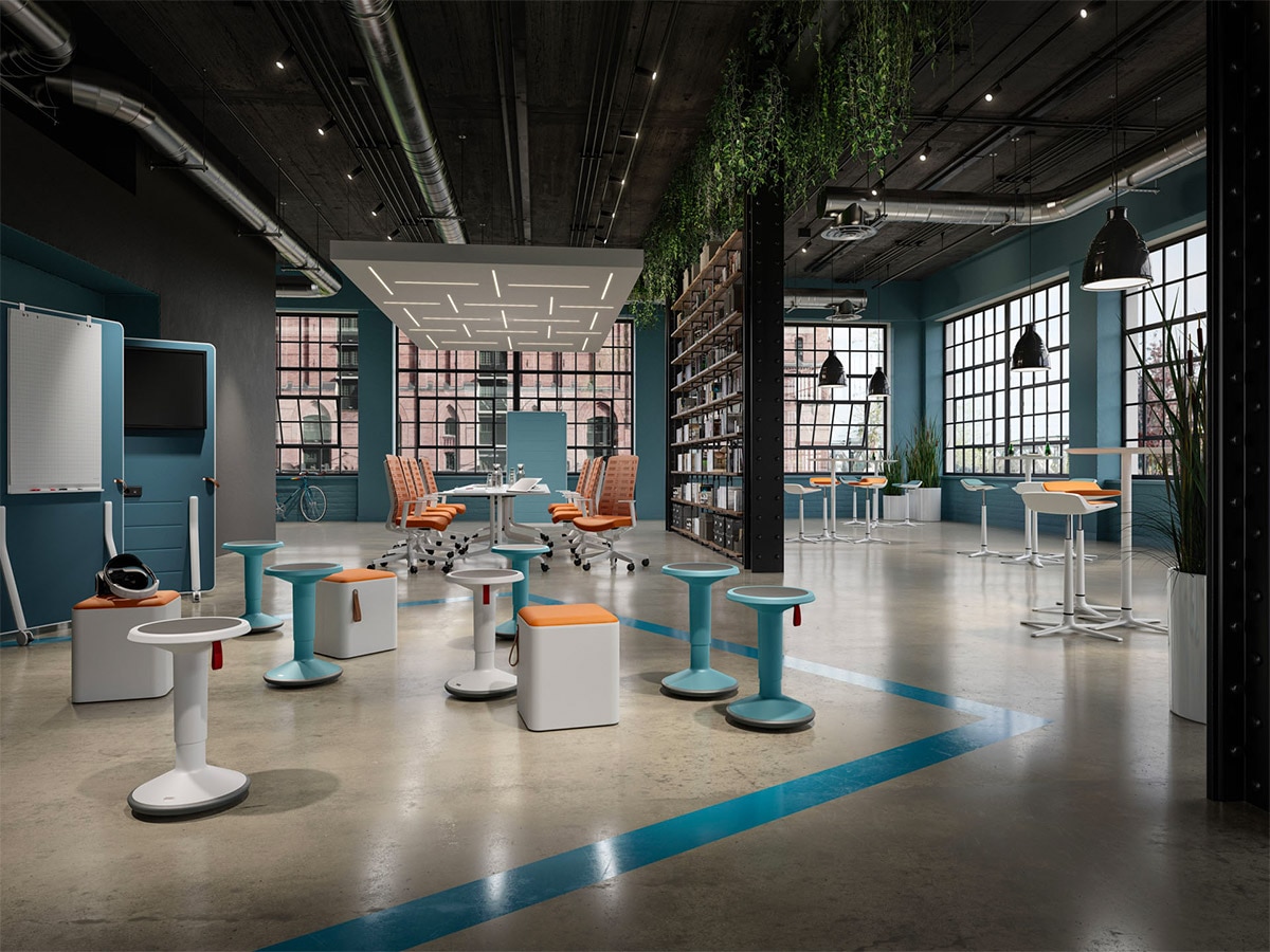 interstuhl（インタースツール）UP IS1アップ スツール ニューレッド