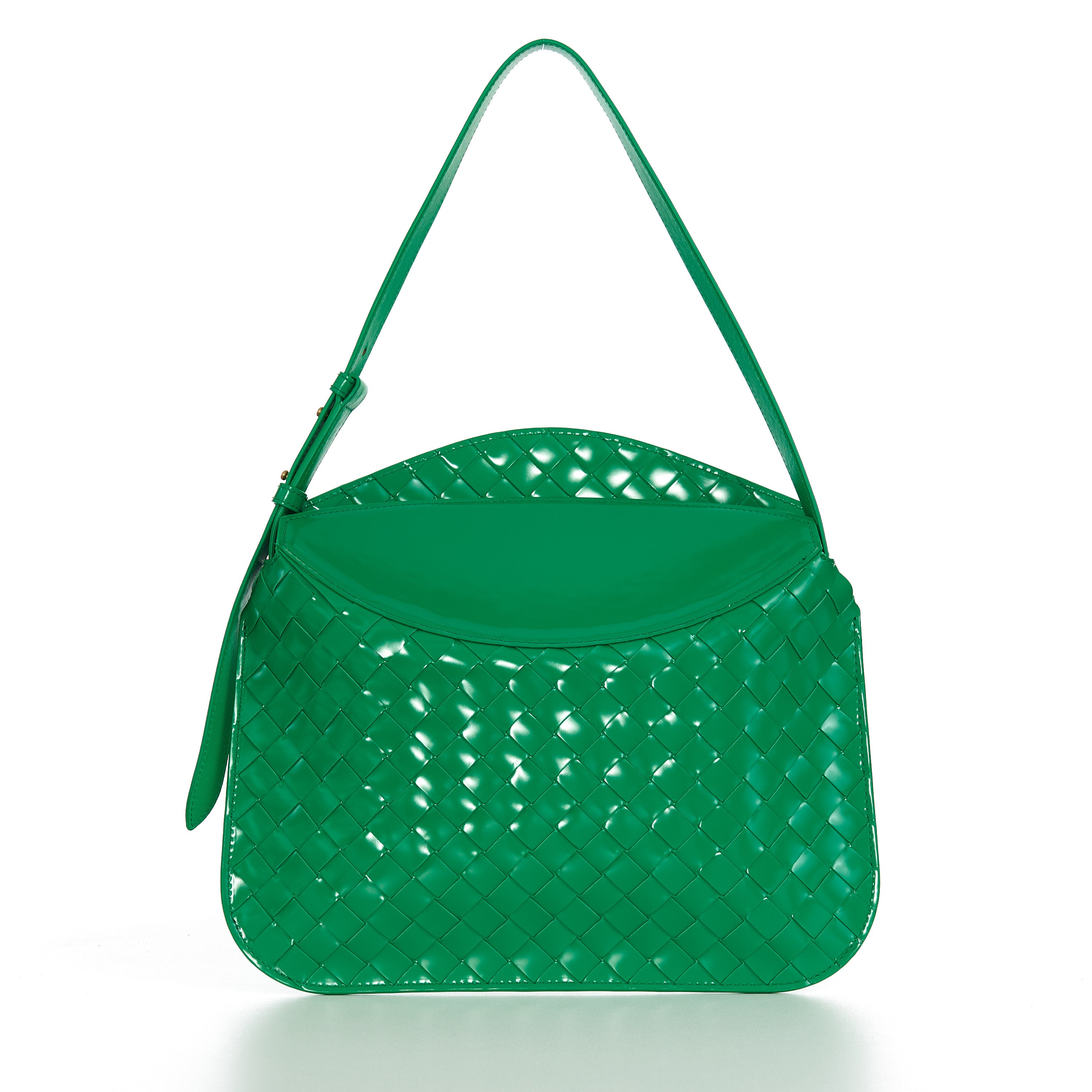 FLAP Bag In Bottega Green Brushed Leather – CHIIIQ