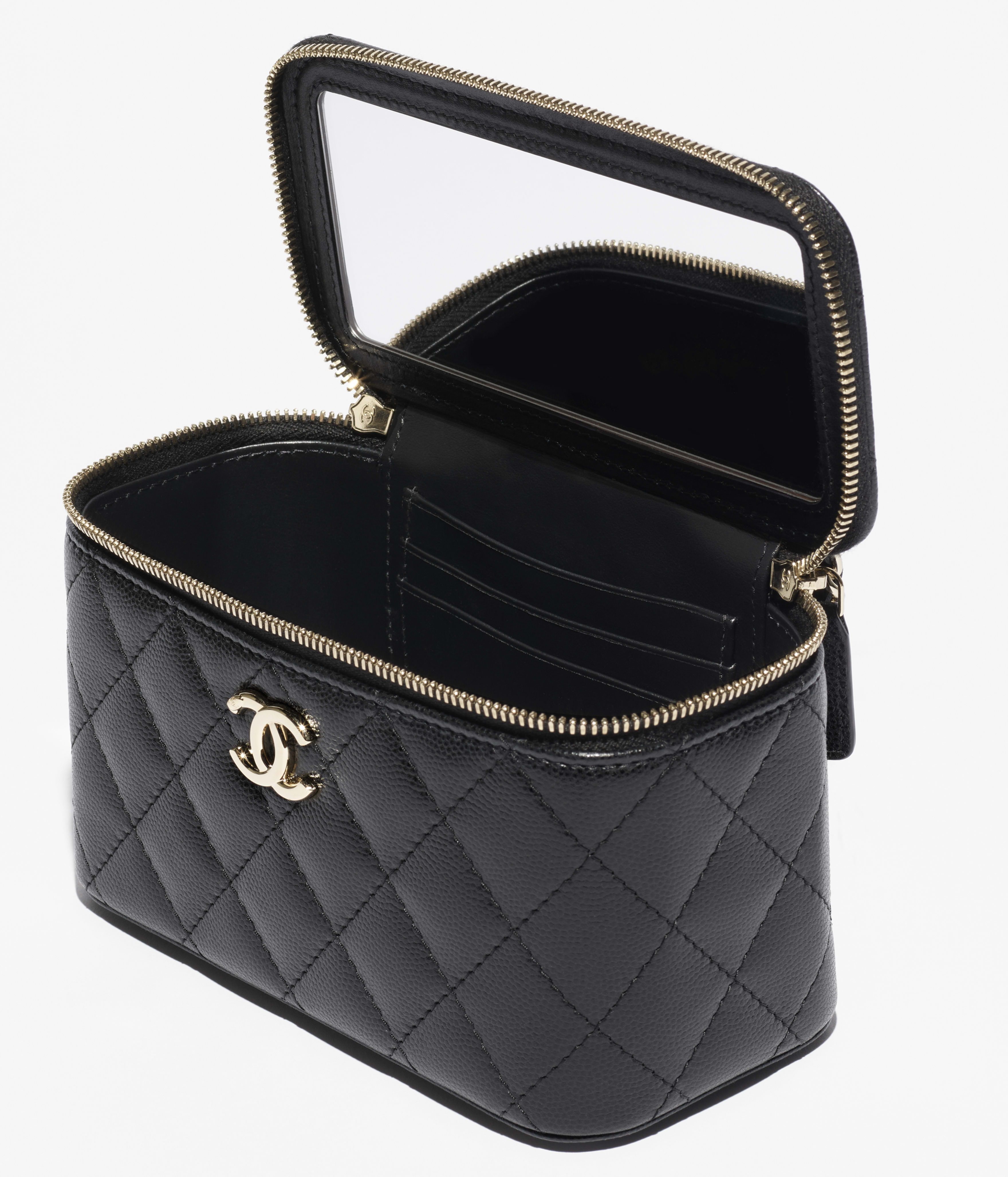 ロング ヴァニティケース - グレインド カーフスキン & コスチューム