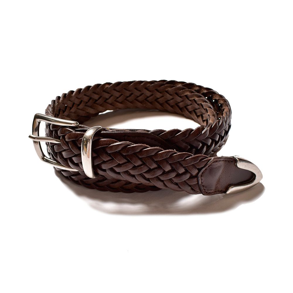 MINEDENIM - Pull Up Leather Belt - DBR / LBT-012 | chemical