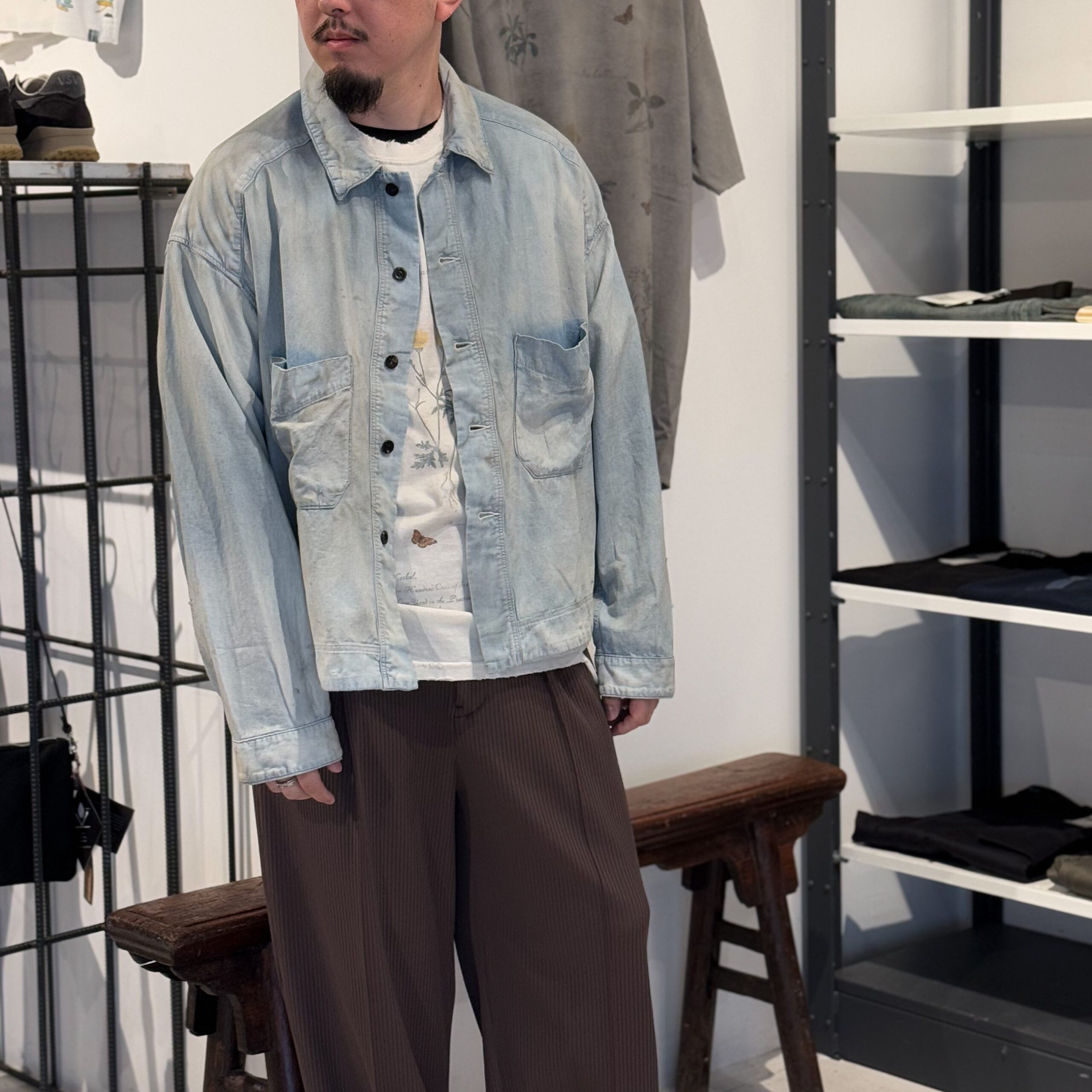 ANCELLM】”CHAMBRAY SHIRT JACKET” | CIENTO BLOG
