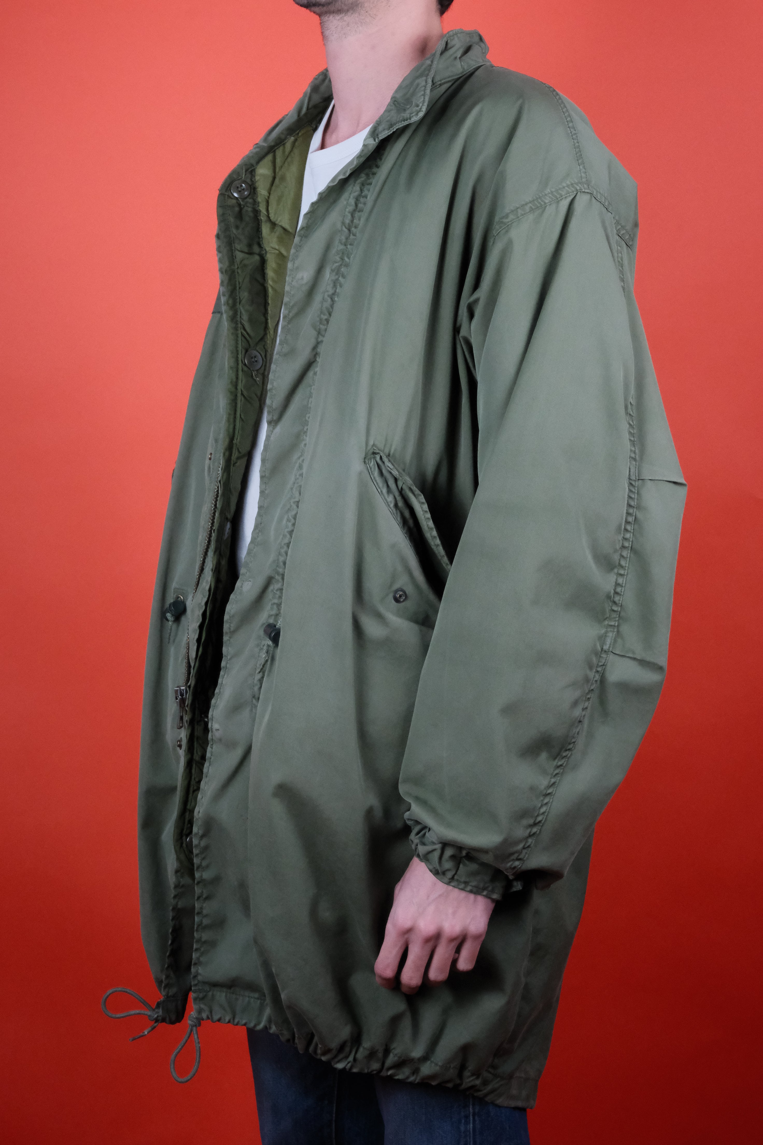 U.S. Army Parka Fishtail Extreme Cold Weather w/ Lining 'S Regular
