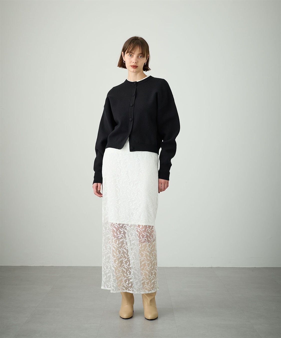 リリーレースタイトスカート N.O.R.C｜クロスプラス公式通販サイト