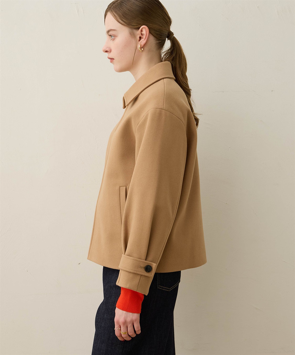 フェイクウールブルゾン LE SOUK HOLIDAY｜クロスプラス公式通販サイト