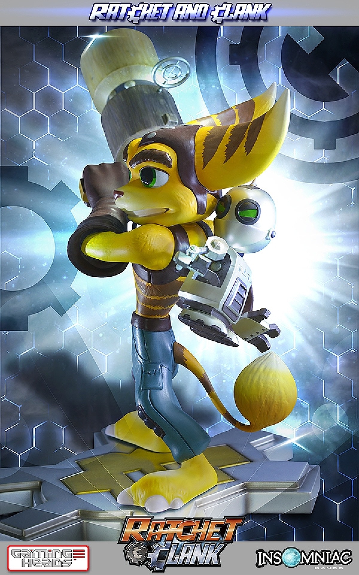 写真）『ラチェット＆クランク』フィギュア化！ パッケージアートを