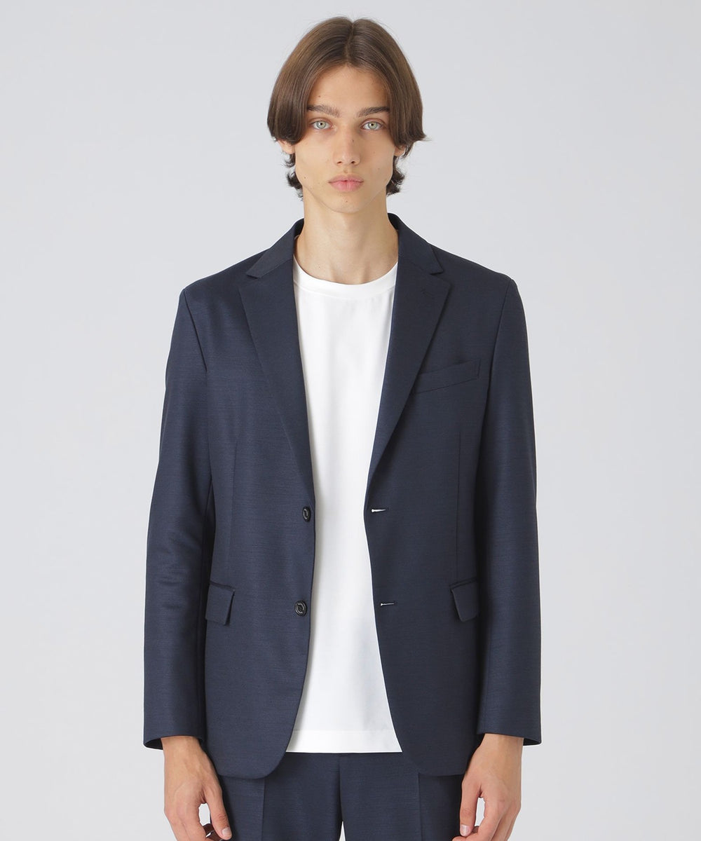 ウォッシャブルウールジャージージャケット（ジャケット）｜BLACK