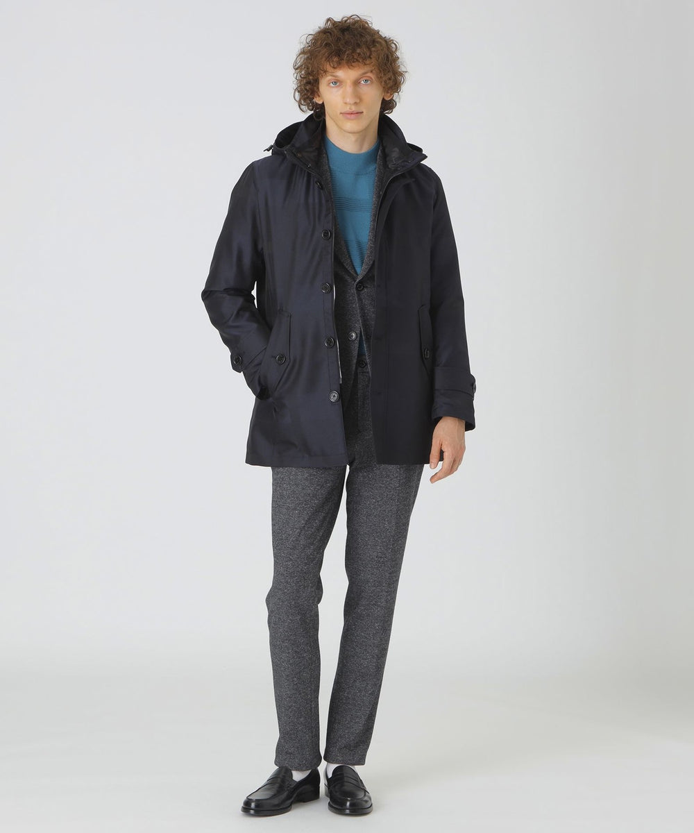 シャドーチェック10monthショートパーカー（ブルゾン）｜BLACK LABEL