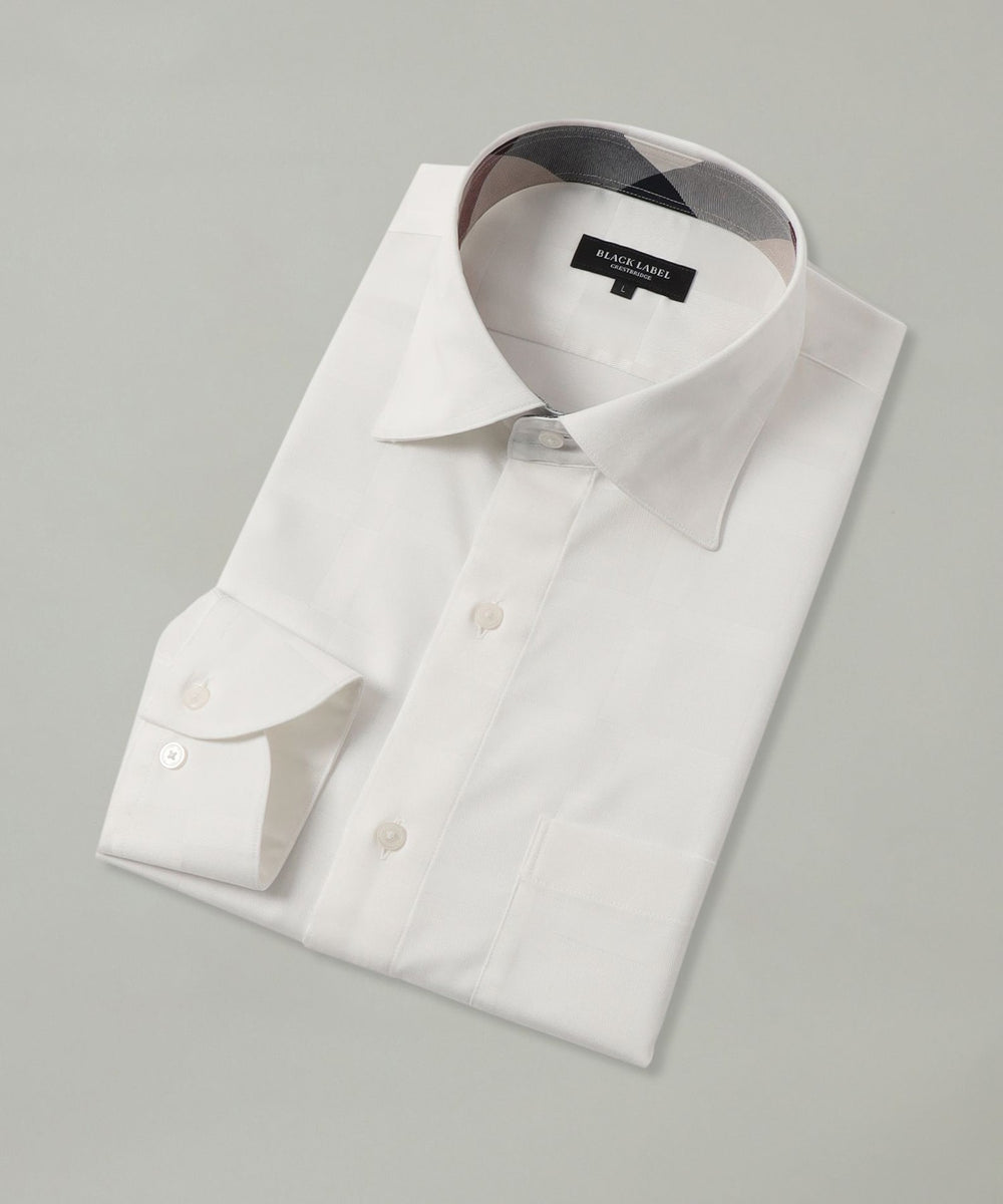 ハーフスケールシャドークレストブリッジチェックセミワイドカラー