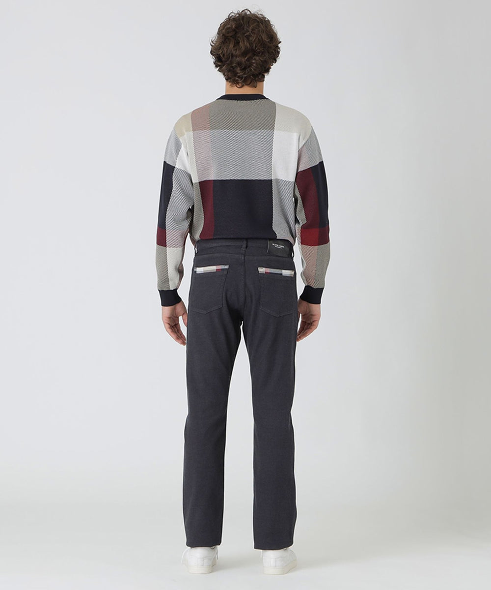 ダブルフェイスクレストブリッジチェックデニム（カジュアルパンツ