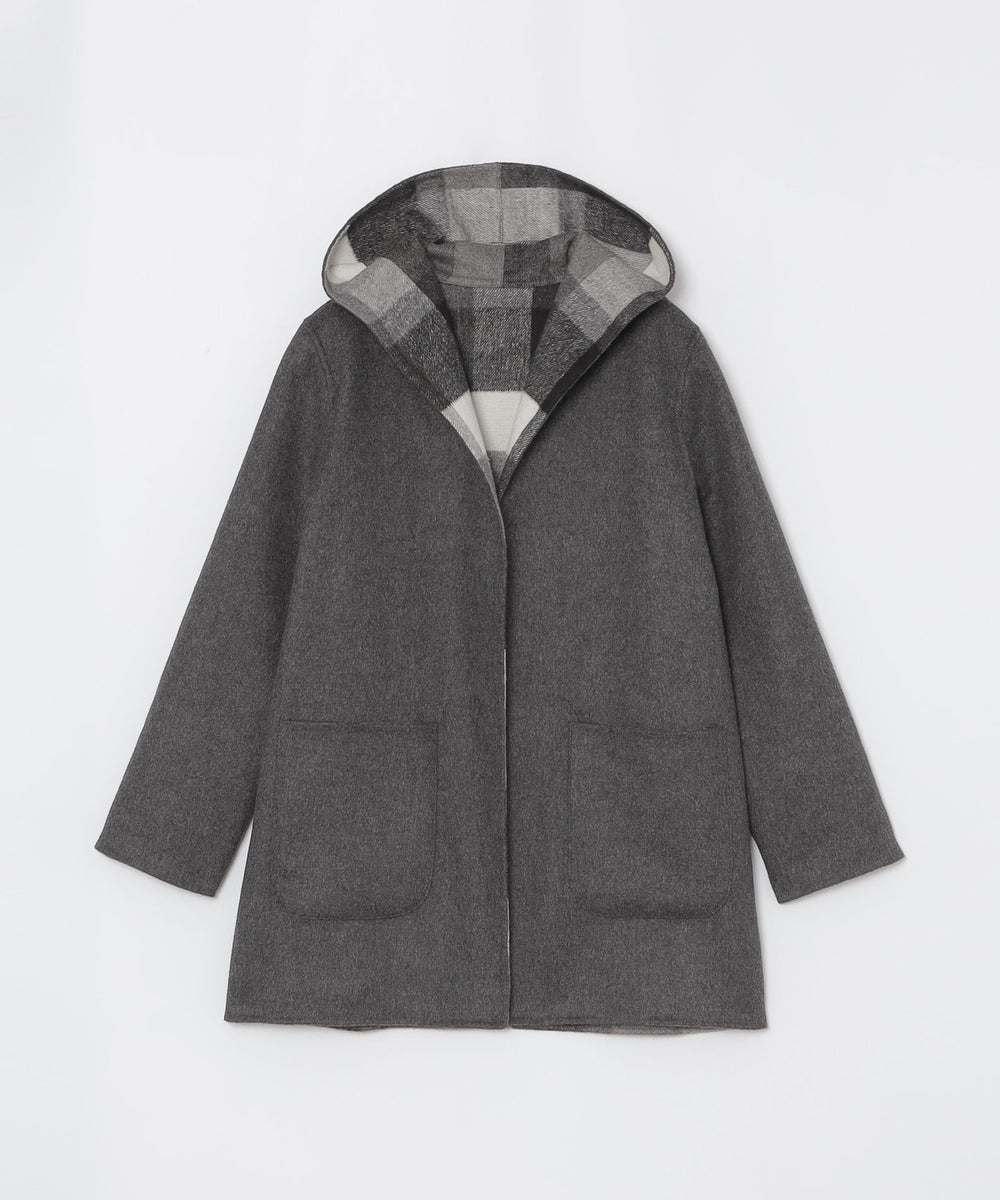 クレストブリッジチェックリバーポリウールコーディガン（コート
