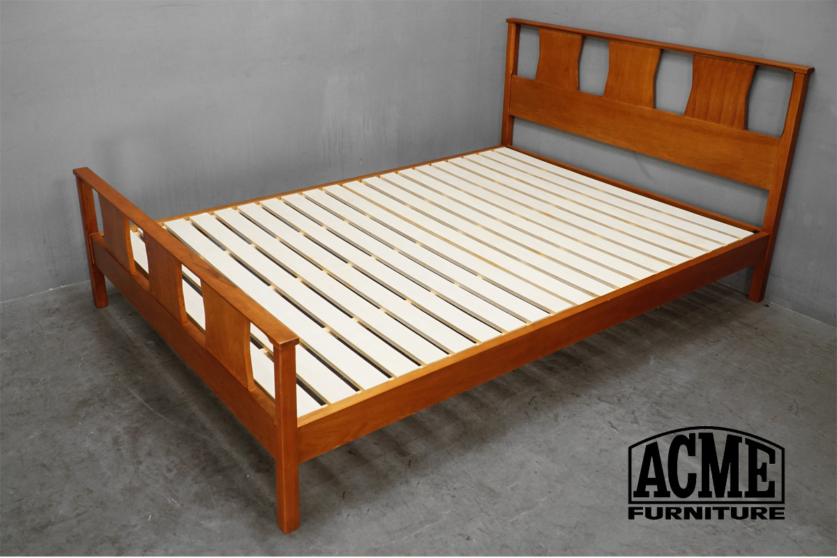 無印良品□高密度マットレス+タモ材クイーンベッド MUJIタモ材家具買取