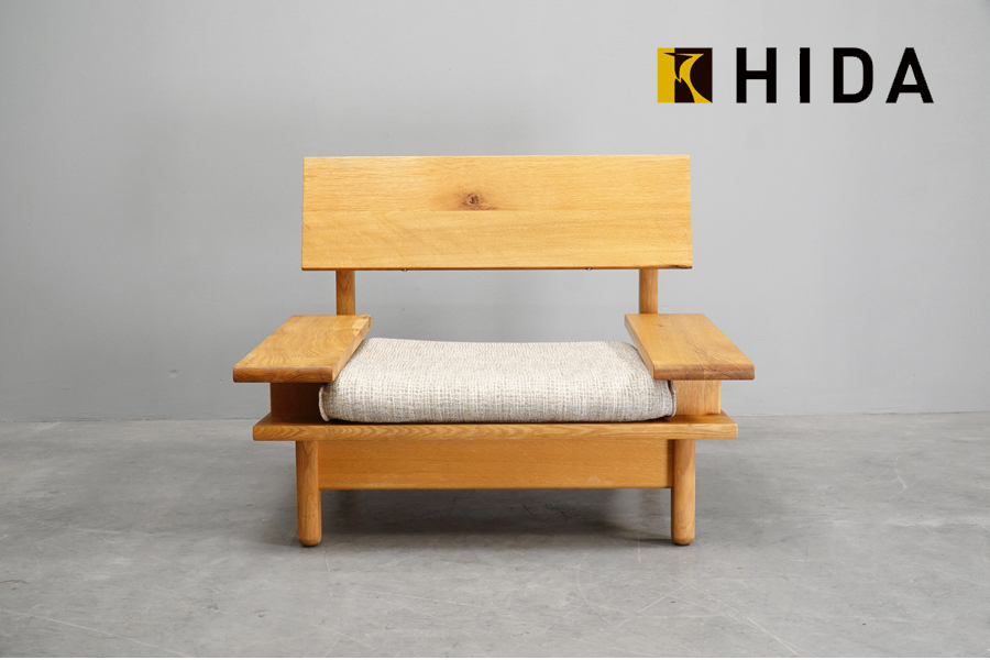 値引中】“飛騨産業”キツツキアーム1pソファB 【公式通販】