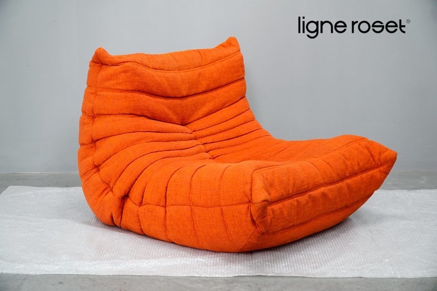 togo トーゴ プロダクト オレンジ 1人掛けソファ 合成皮革