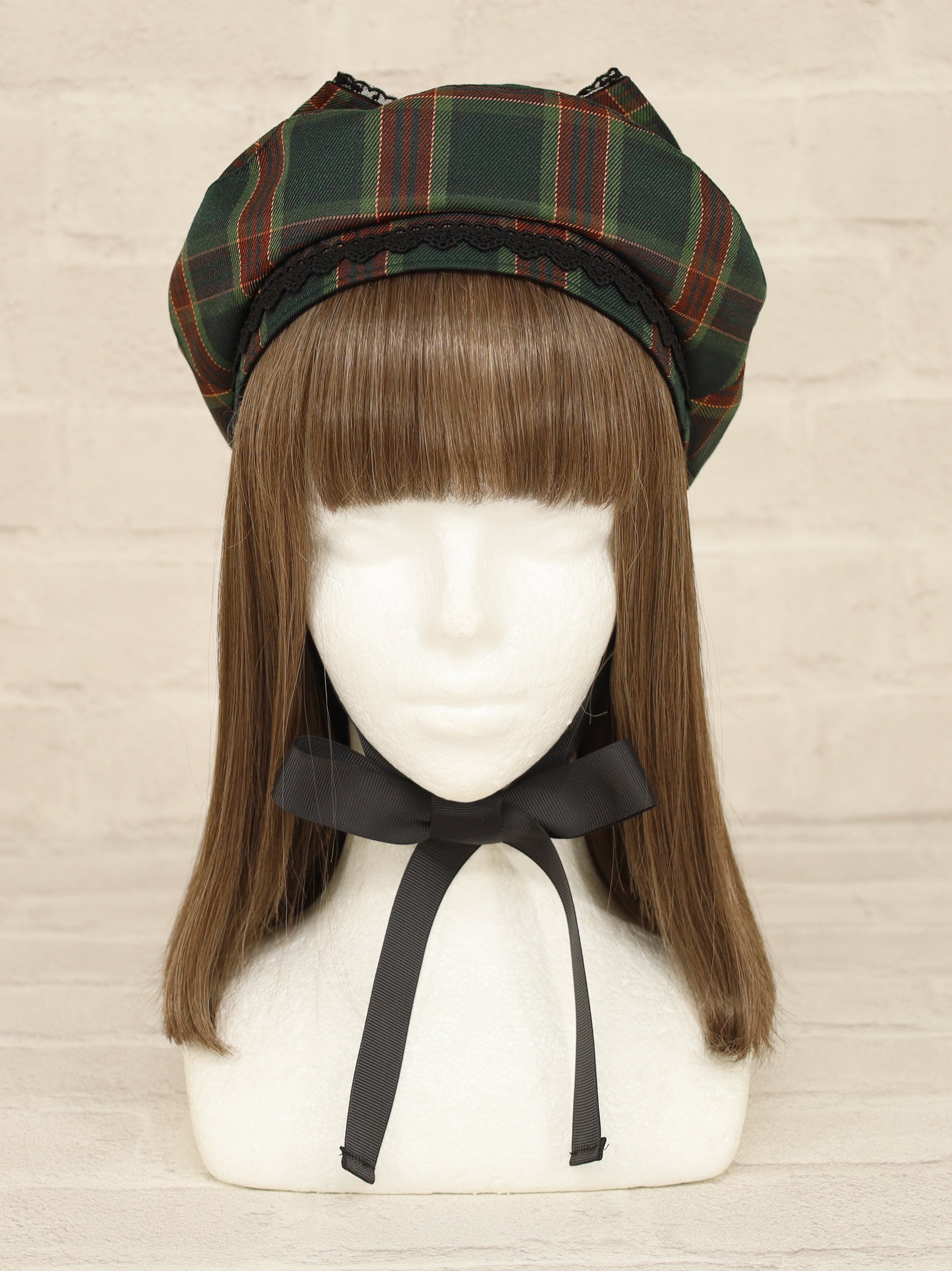 Amavel アマベル Dolly Holiday リボン付ベレー帽 グリーン Dolly