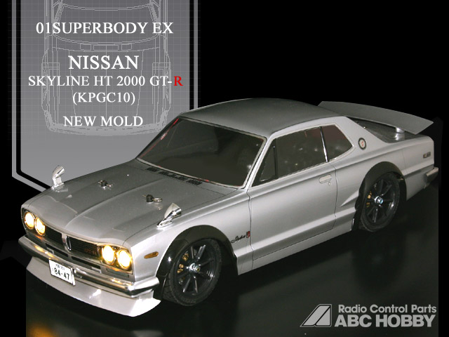 01SUPERBODY EX NISSAN SKYLINE HT2000 GT-R (KPGC10)