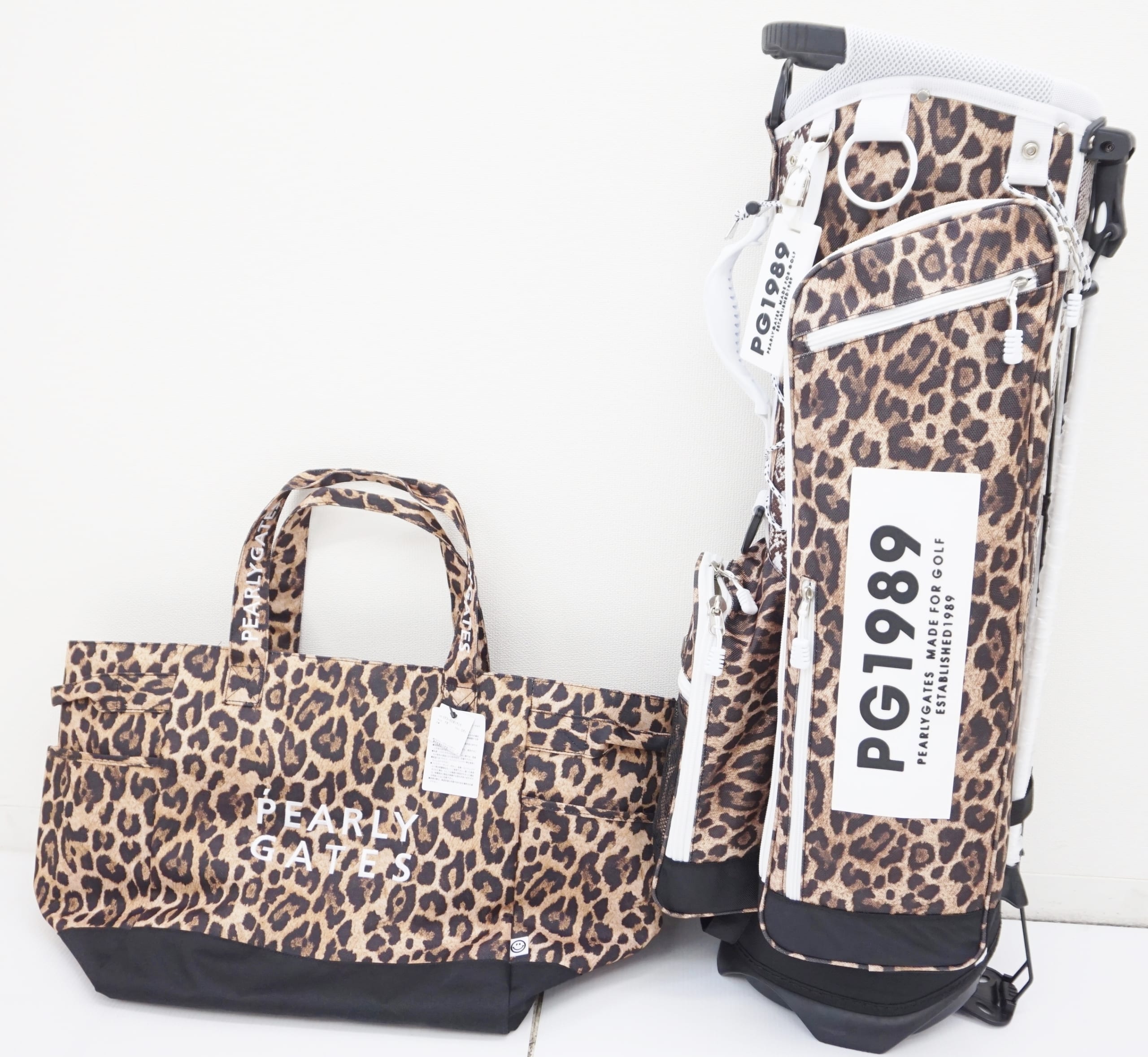 PG1989 ヒョウ柄 キャディバッグ PG1989 ヒョウ柄 キャディバッグ