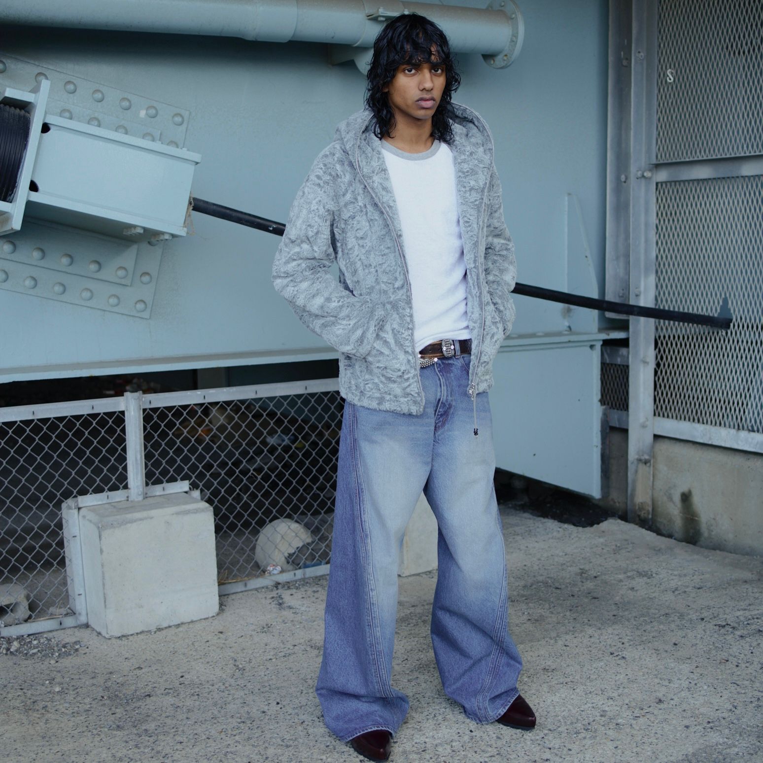 NVRFRGT - 【残りわずか】3D Twisted Wide Leg Jeans | ACRMTSM ONLINE