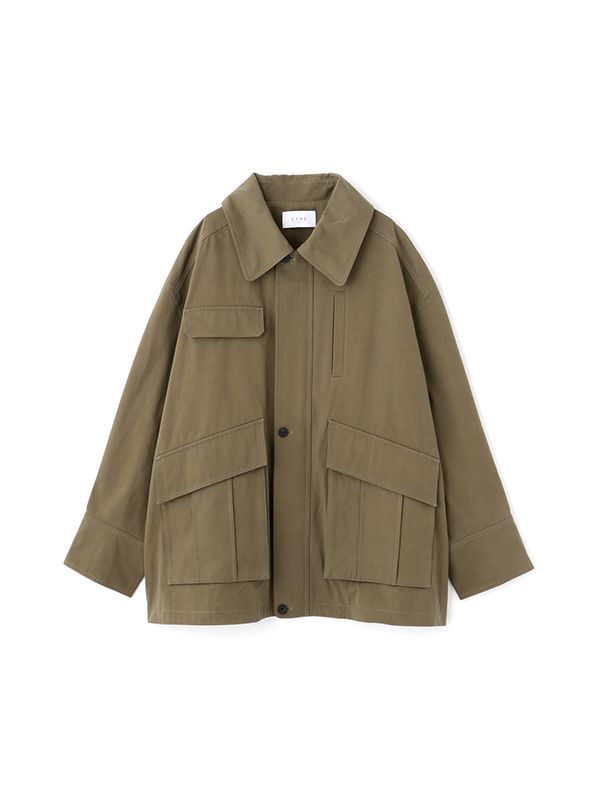 ETRE TOKYO - ハイカウントミリタリーコート - KHAKI | ADDICT WEB SHOP