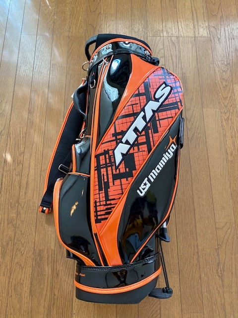 アッタス ジャック エナメルスタンドキャディバック ブラック&amp