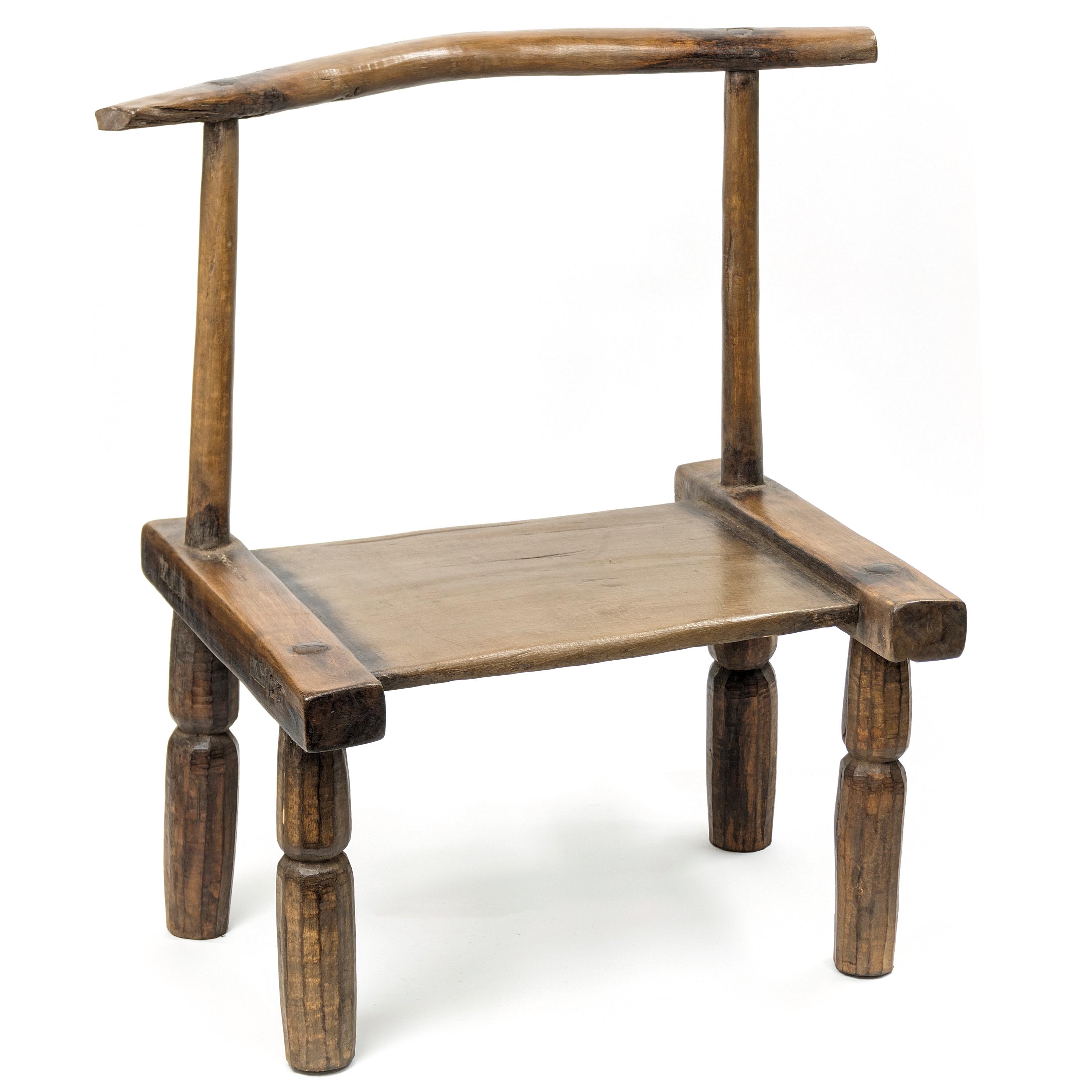 バウレ族の椅子 アフリカの家具 スツール （p578-11） - アフリカ雑貨