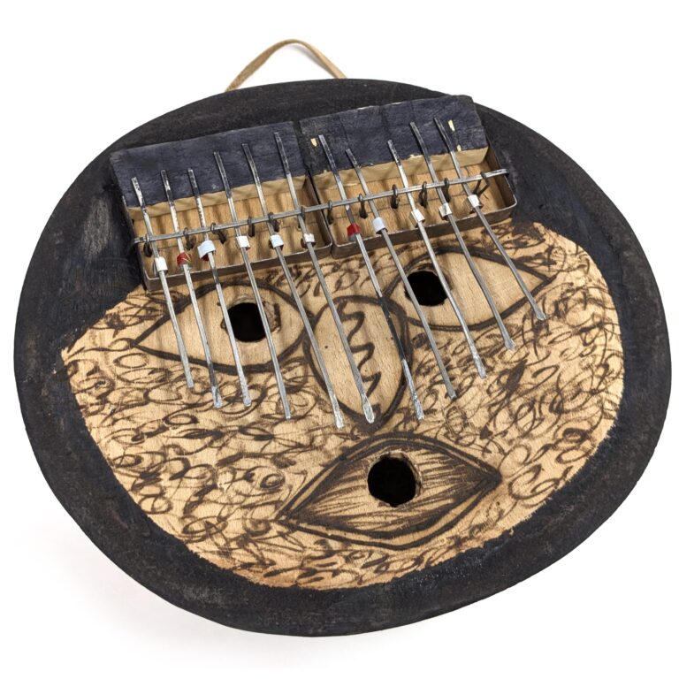 大型ひょうたんカリンバ 指ピアノ アフリカ民族楽器 （r121-18