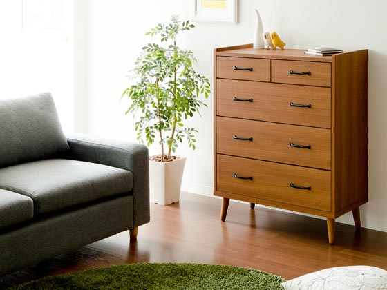 ガイアチェスト4段タイプ 日本製 完成品 | 家具・インテリア通販