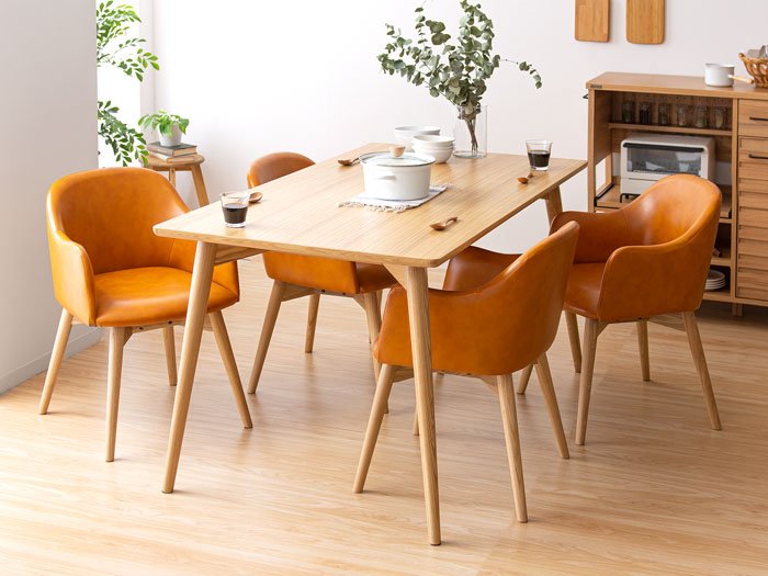 4人用 ウッドダイニング Calma(カルマ)5点セット | 家具・インテリア