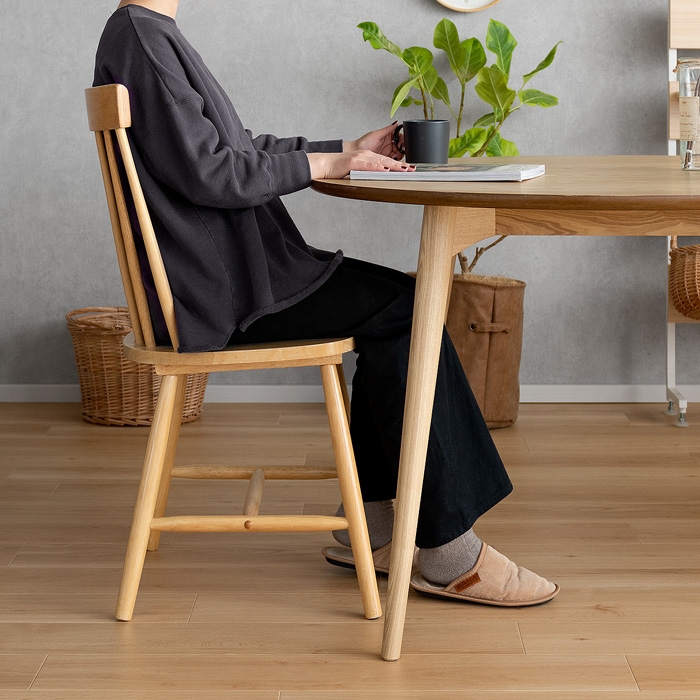 4人用 ウッドダイニング Calma(カルマ)円形テーブル単体販売 | 家具