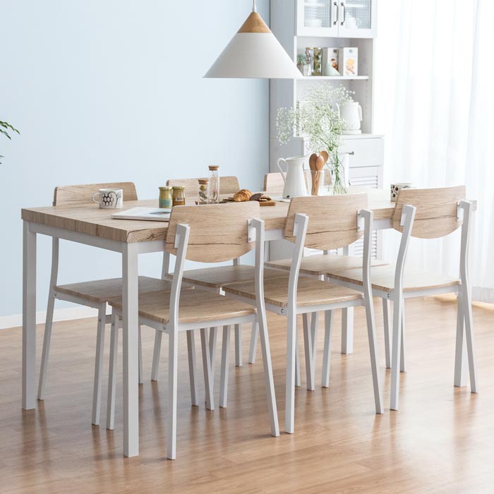 4人用 ヴィンテージ風ダイニング7点セット FORK(フォーク) | 家具