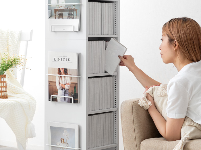 360度回転式コミックラック Glory(グローリー) 8段タイプ | 家具