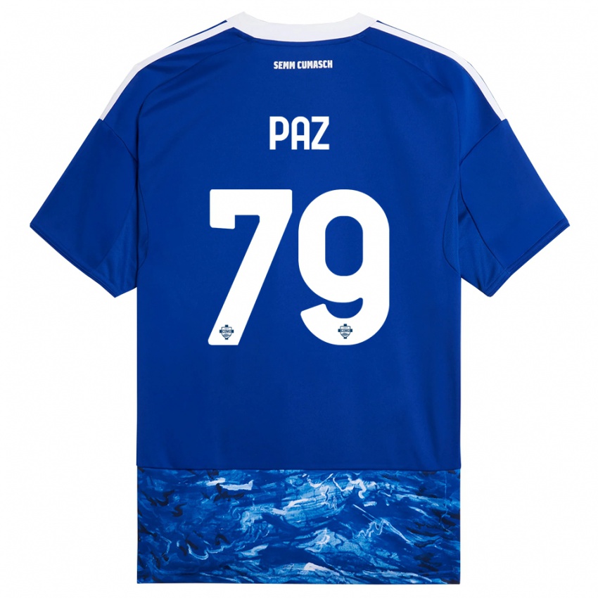 レディースニコラス・パス#79ブルー ホワイトホームシャツ2025/26