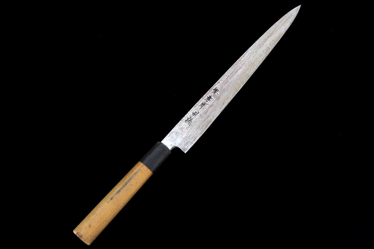 鎌型薄刃包丁堺正久別誂サヤ付き