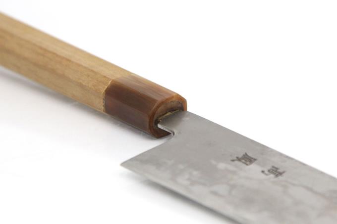 鈴木商事 和牛刀 包丁 300mm ステンレス鋼 水牛朴八角柄 箱付 λA653