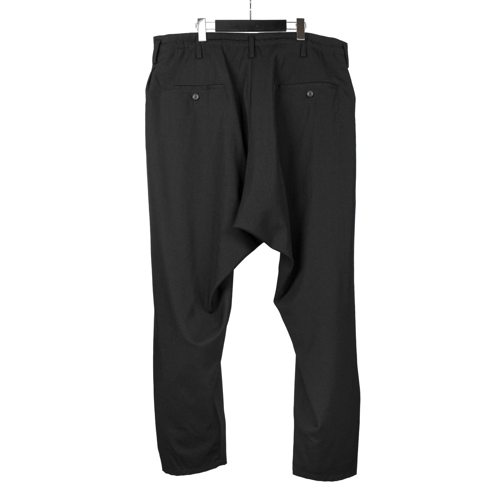 yohji yamamoto - pour homme | 細サルエルP (メンズ) / シワギャバ