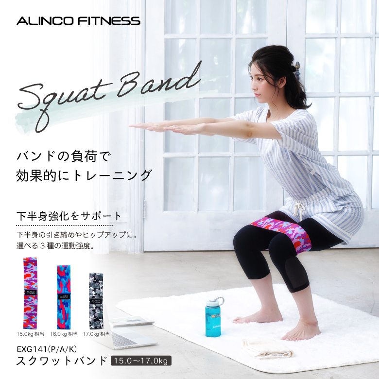 スクワットバンド EXG141 (新品)【クロネコゆうパケット対象】