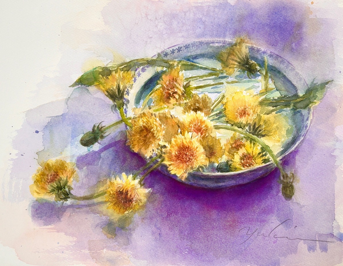 真作】絵画 油彩12号 風景画 春の里山 桜咲く古民家の風景 U84 真作