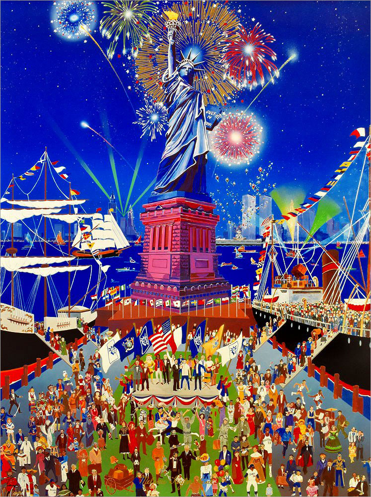 メラニー・タイラー・ケント ポスター 自由の女神 A3056|アート